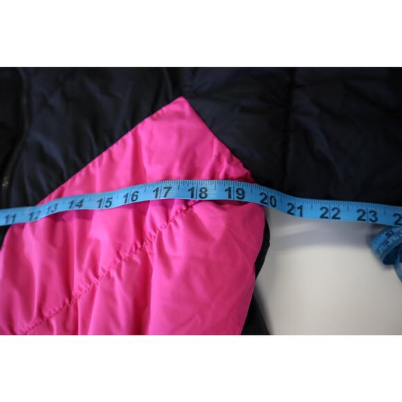 Columbia Girls Black and Pink Waterproof Hooded Puffer Jacket Size XL - Picture 4 of 5